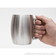 Stainless Steel 14 Oz Double Walled Insulated Coffee Mug